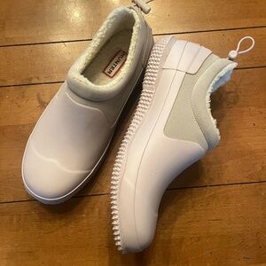 Women's Hunter Sherpa Slip-On Waterproof Shoes in lavender (Size 9)